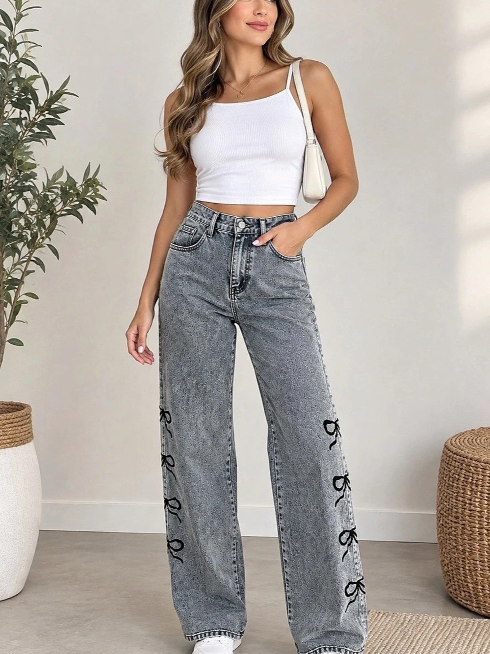 Aeropostale Aero Baggy Wide Leg Wide Leg Jeans in Blue Size XS NWT